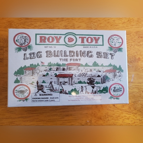 roy toy Toys Roy Toy Log Building Set The Fort New Sealed Poshmark
